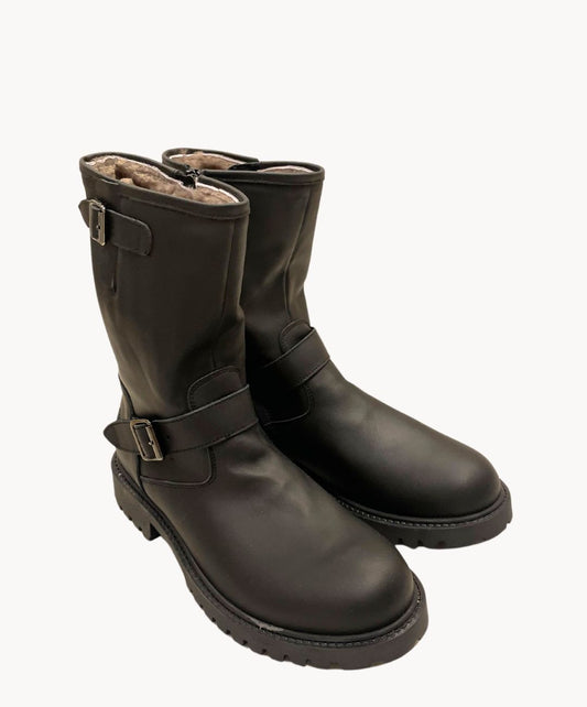 Verdecchia 1404 Biker Boot nero