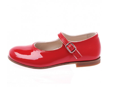 Marie Morenz 310 Ballerina Mary jane Rot Lack BESTSELLER