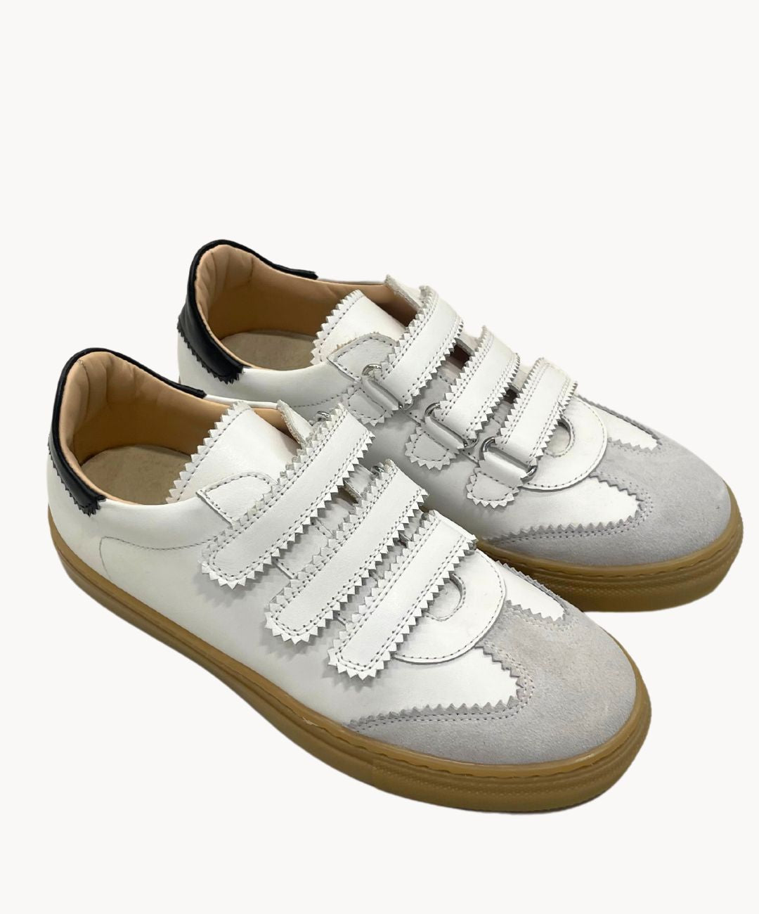 Sneaker Klettverschluss  Damen Weiß – Marie Morenz