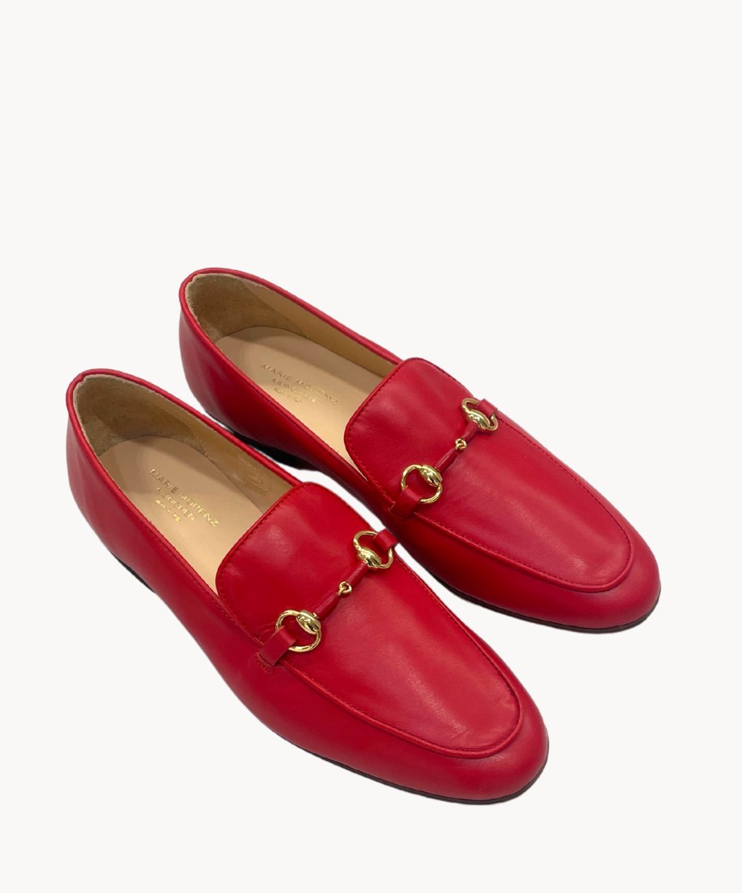 Marie Morenz Loafer Rot NEU